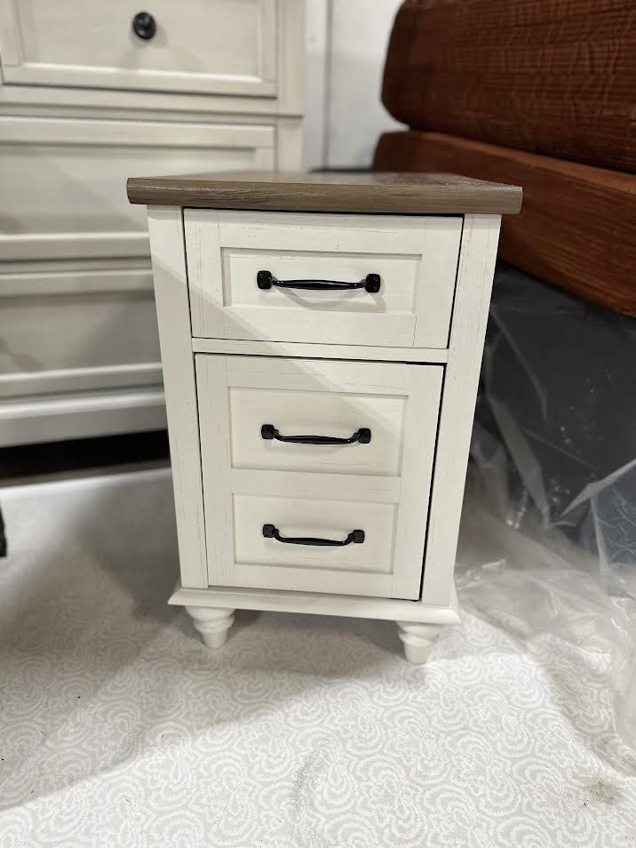 Three-drawer stand